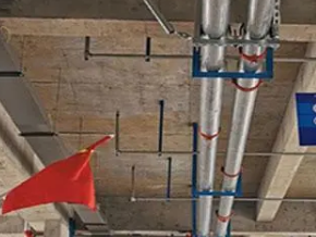 黑水管廊支架的安装方法