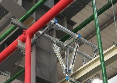 黑水该抗震支架的整体式支吊架结构协调性好